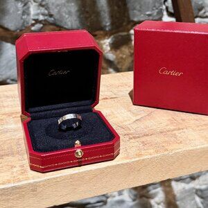 Cartier White Gold LOVE Small Model 1 Diamond Ring